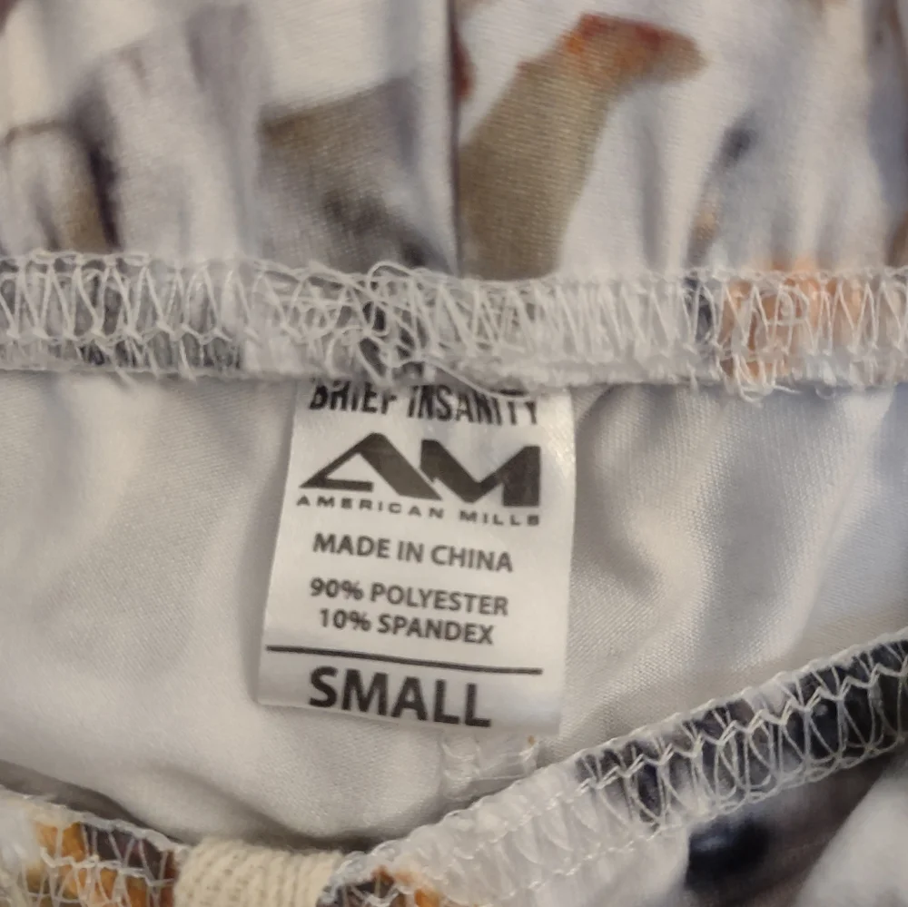 Brief Insanity Puppy Dog Lovers Unisex Lounge Pants Size Small NWT - Picture 8 of 8